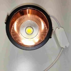 LED COB Light Black And Rose Gold 12W