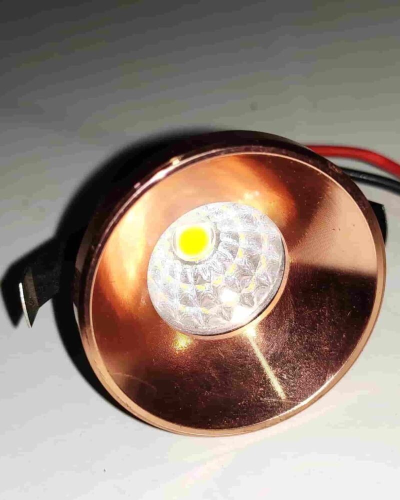 LED COB Light Rose Gold 3W